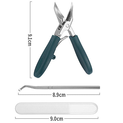 🔥Last Day Sale - 49% OFF🔥Eagle Beak Angled Nail Clippers 3-Piece Set