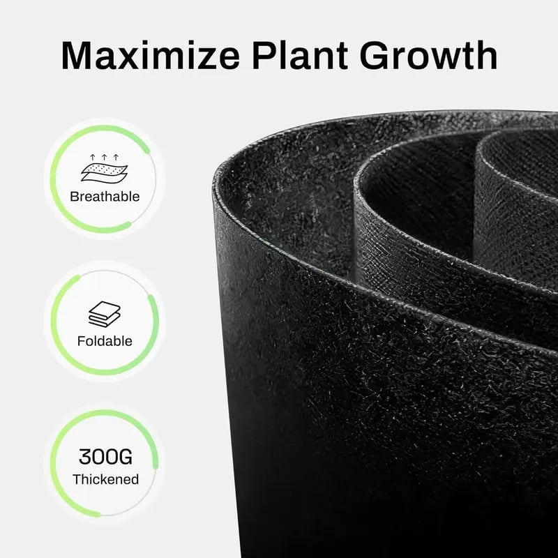 🌱🎁Last Day 50% OFF  5-Pack 5 Gallon Grow Bags🪴