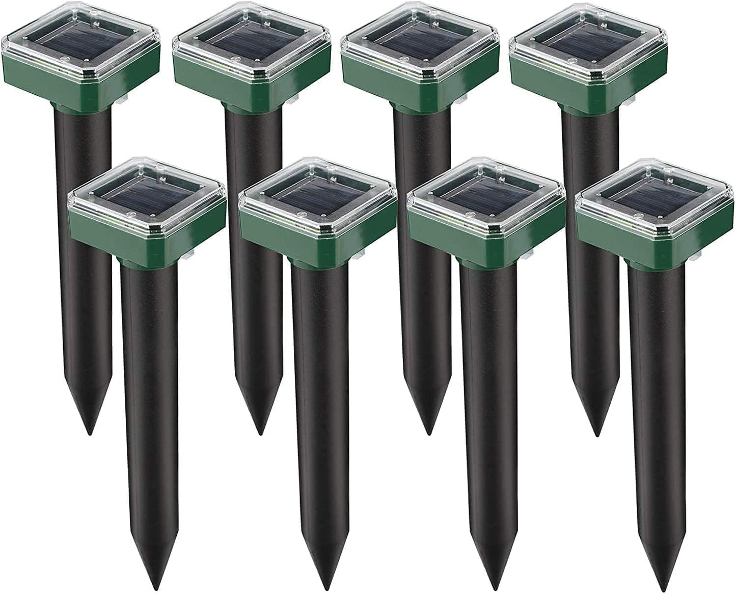 Upgraded 7000ft🔥Solar Power Ultrasonic Gopher Mice Mole Pest Snake Repellent