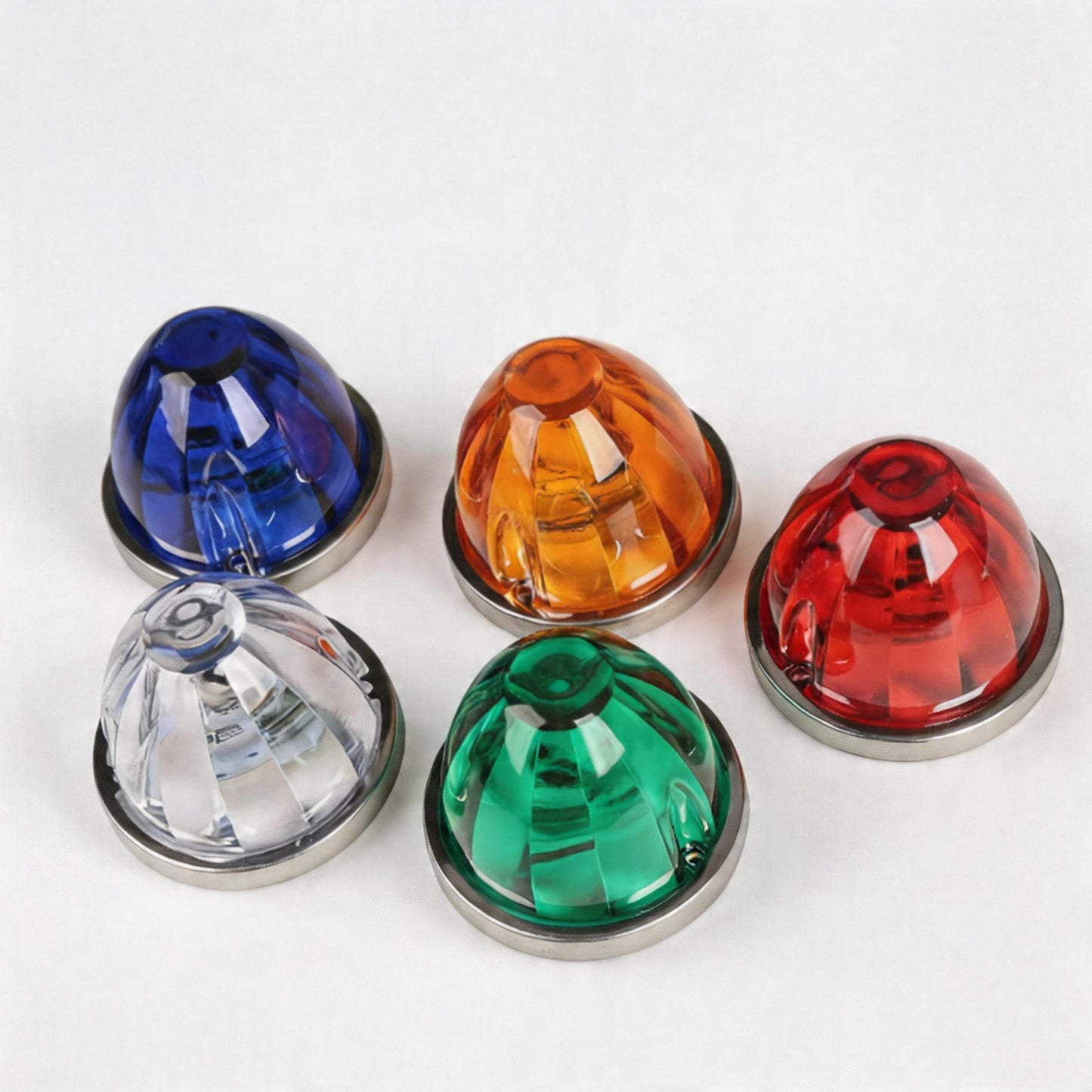 3/4 Inch LED Amber Watermelon Side Marker Light