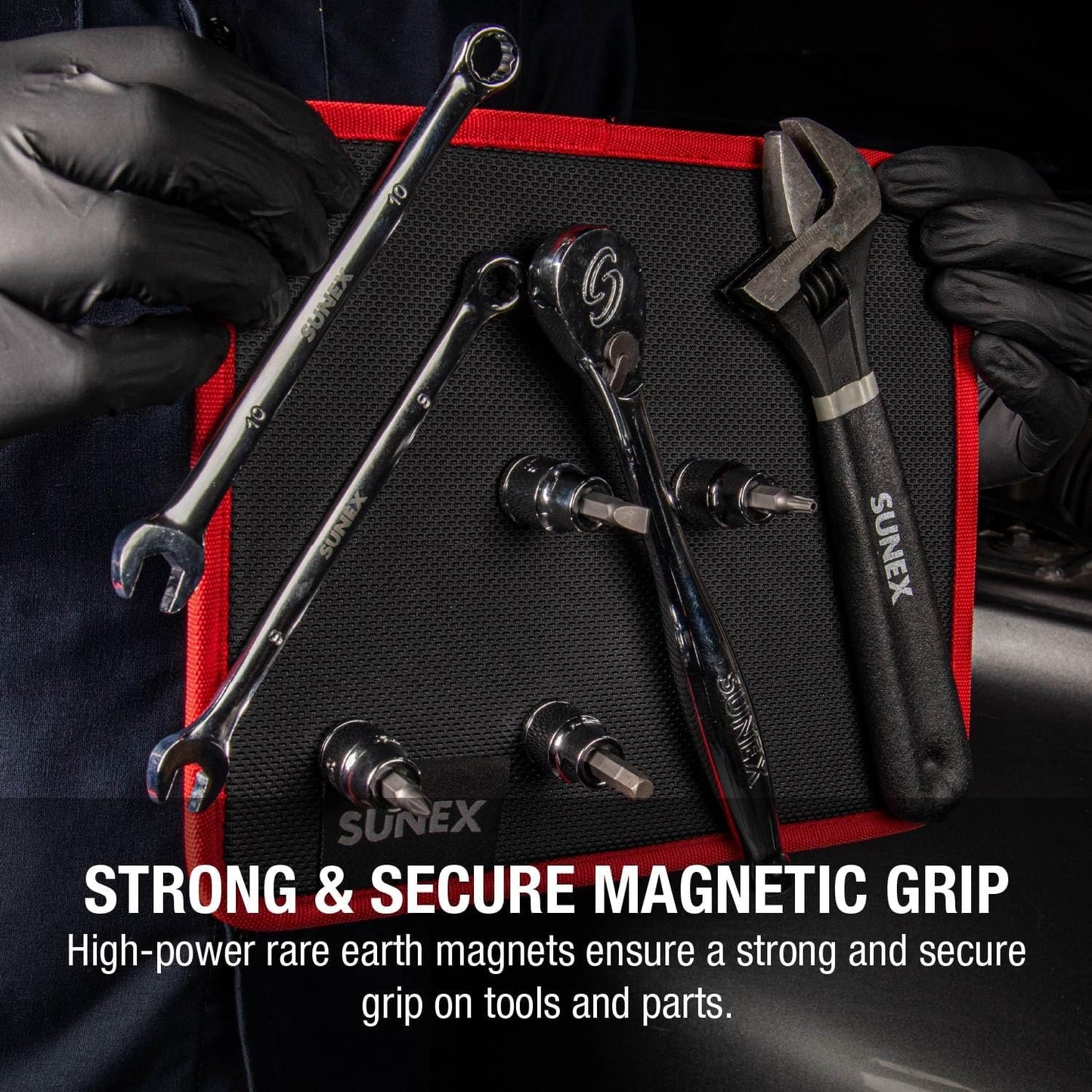 🧲Magnetic Tool Tray & Mat – IP-Safe, Flexible, Non-Slip Workshop Organizer