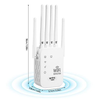⏰LAST DAY SALE🎁 WiFi Extender 2026 6-Antenna Strong Signal