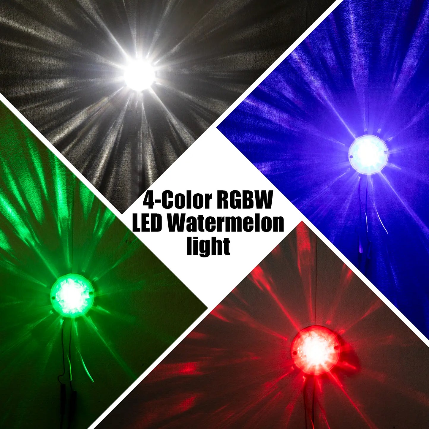 3/4 Inch LED Amber Watermelon Side Marker Light