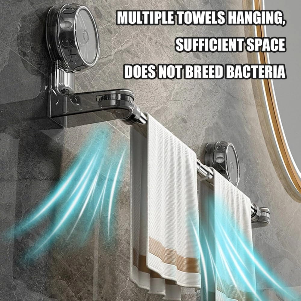 🔥Hot Sale - 49% OFF🔥360° Rotating Retractable Towel & Shoe Rack