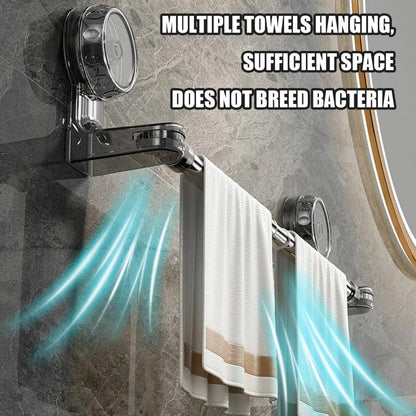 🔥Hot Sale - 49% OFF🔥360° Rotating Retractable Towel & Shoe Rack