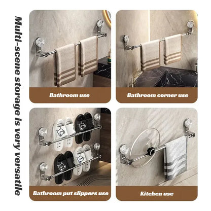 🔥Hot Sale - 49% OFF🔥360° Rotating Retractable Towel & Shoe Rack
