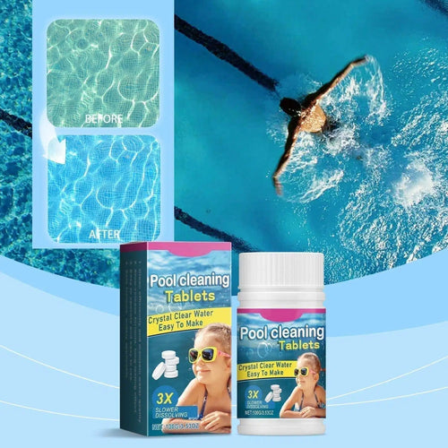 🏊‍♂️ Pool Cleaning Tablets for Crystal Clear Water – Drop, Dissolve, Dive In! 🌊✨