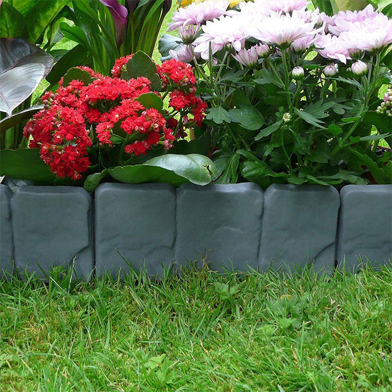 🔥LIMITED TIME 49% OFF! 🏡Imitation Stone Garden Fence - DIY Garden Edging Border🌿✨