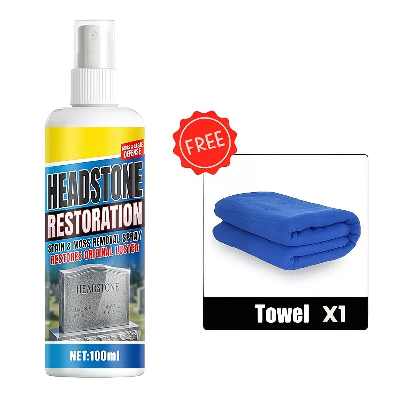 🔥Last Day 49% OFF🔥Headstone Restoration & Cleaning Spray